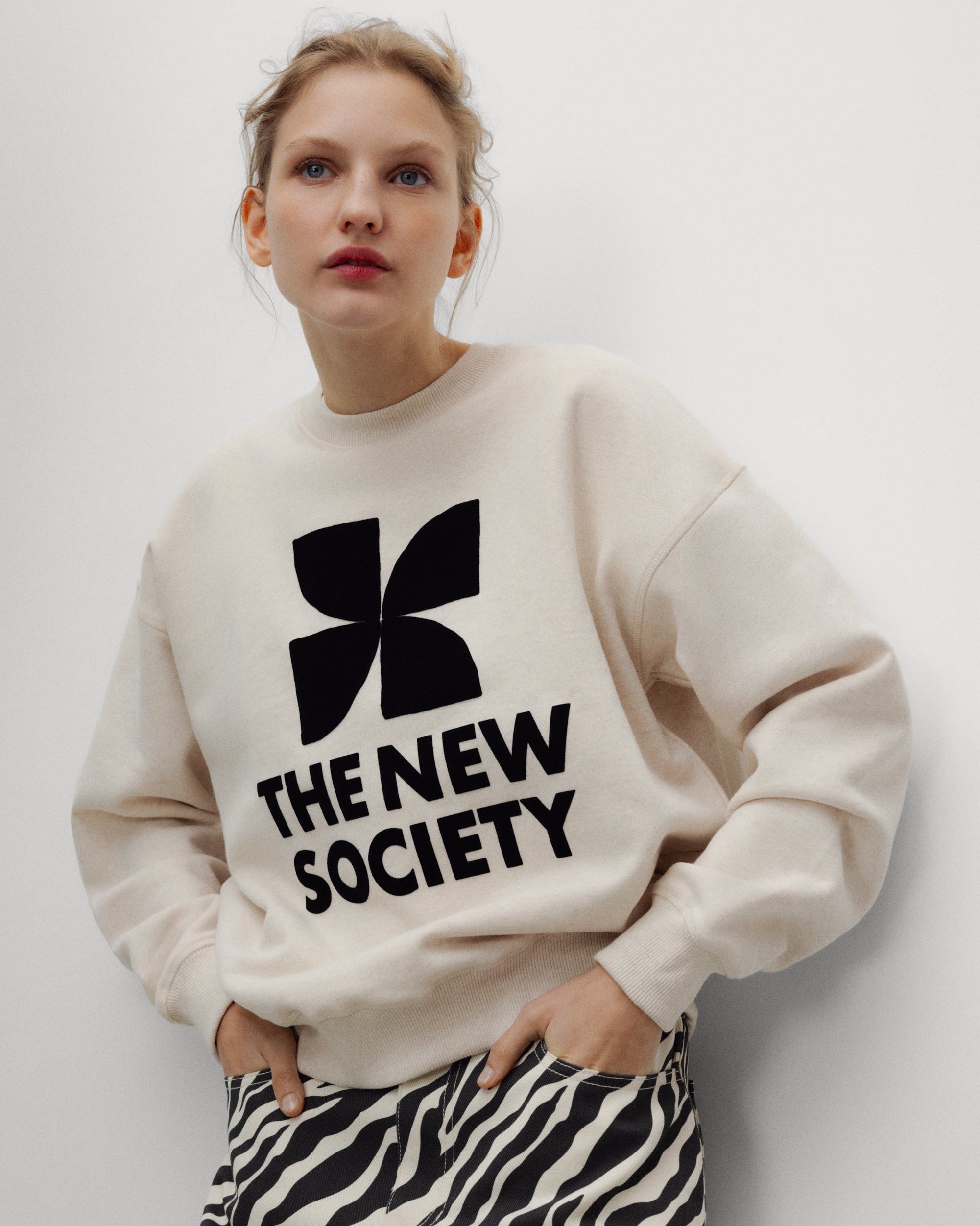 The New Society TNS Logo Woman Sweatshirt