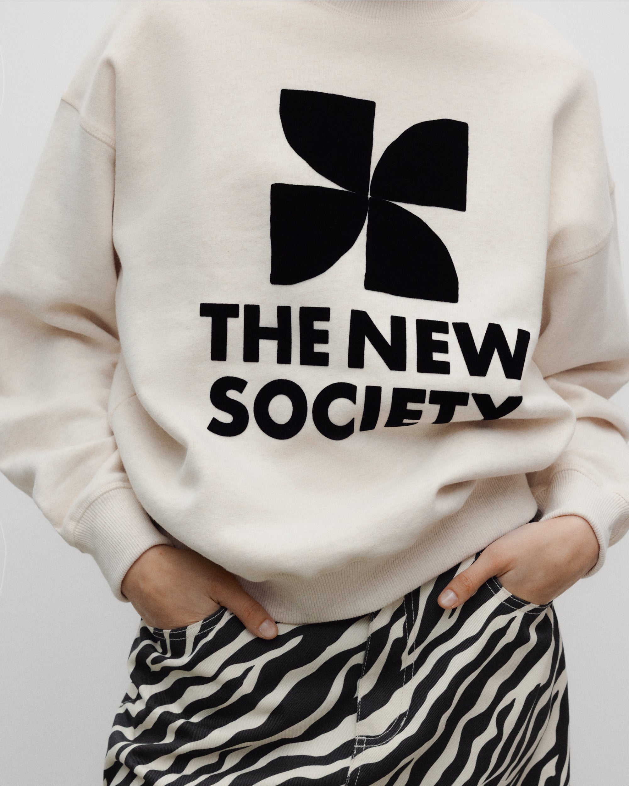 The New Society TNS Logo Woman Sweatshirt