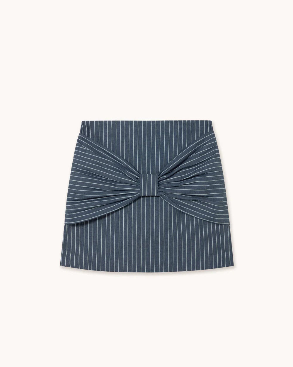 The Tiny Big Sister Striped Mini Skirt Light Navy