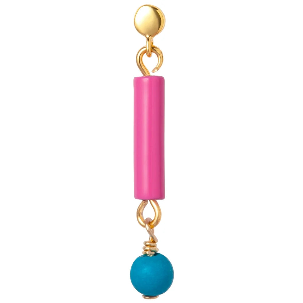 LuLu Copenhagen Topping Short Pipe earring 1 pcs Sieraden