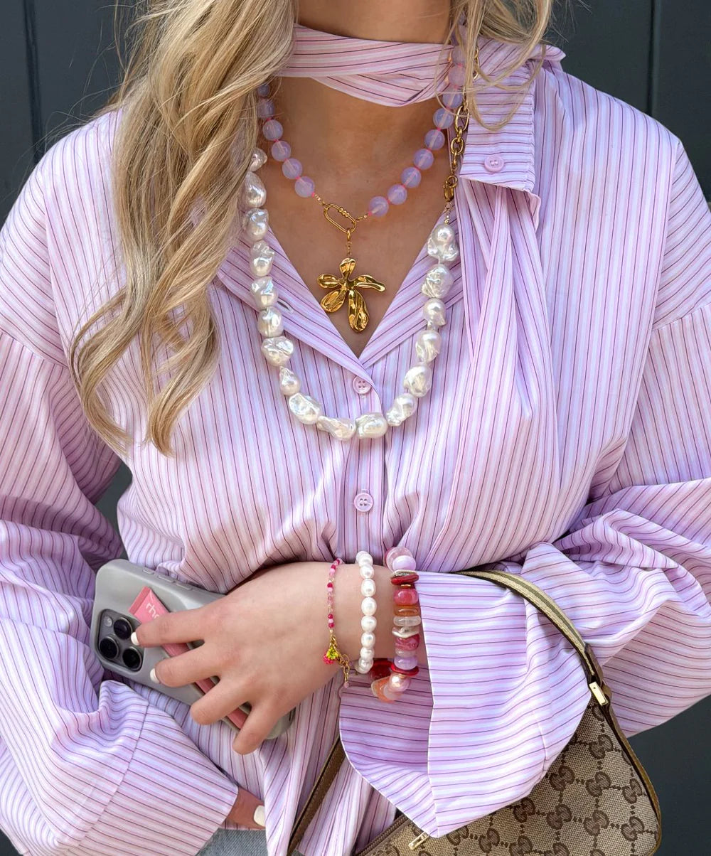 Le Veer Baroque Pearl Necklace