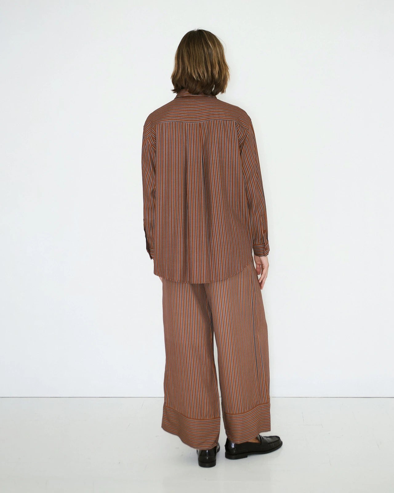 The Tiny Big Sister Striped Relaxed Shirt Blouses
