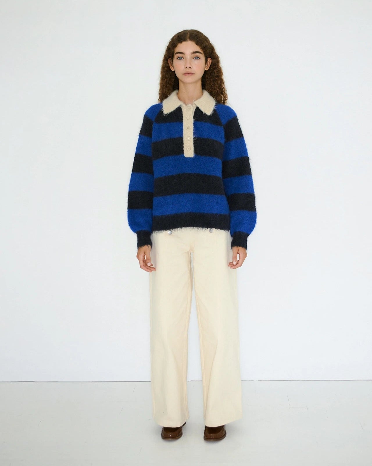 The Tiny Big Sister Frank Striped Polo Truien & Vesten