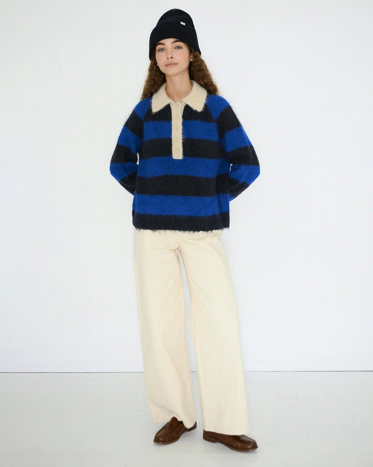The Tiny Big Sister Frank Striped Polo Truien & Vesten