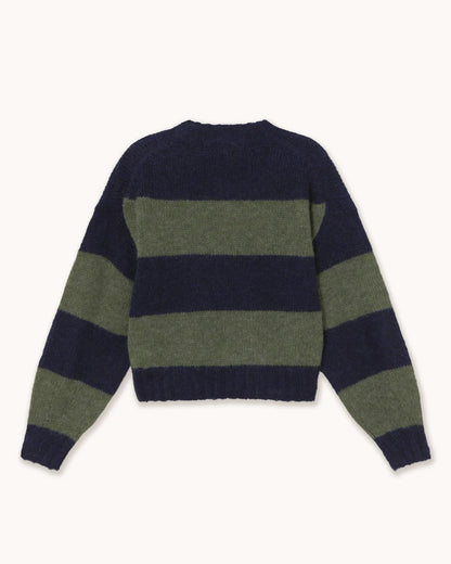 The Tiny Big Sister Overzised Striped Sweater Truien & Vesten