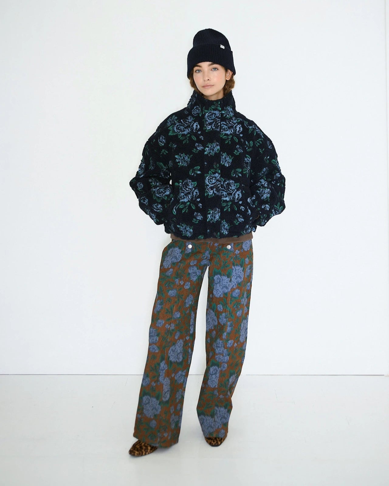 The Tiny Big Sister Roses Sherpa Jacket Truien & Vesten