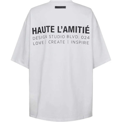 Haute L'amitié Back Logo Loose T-Shirt T-shirt