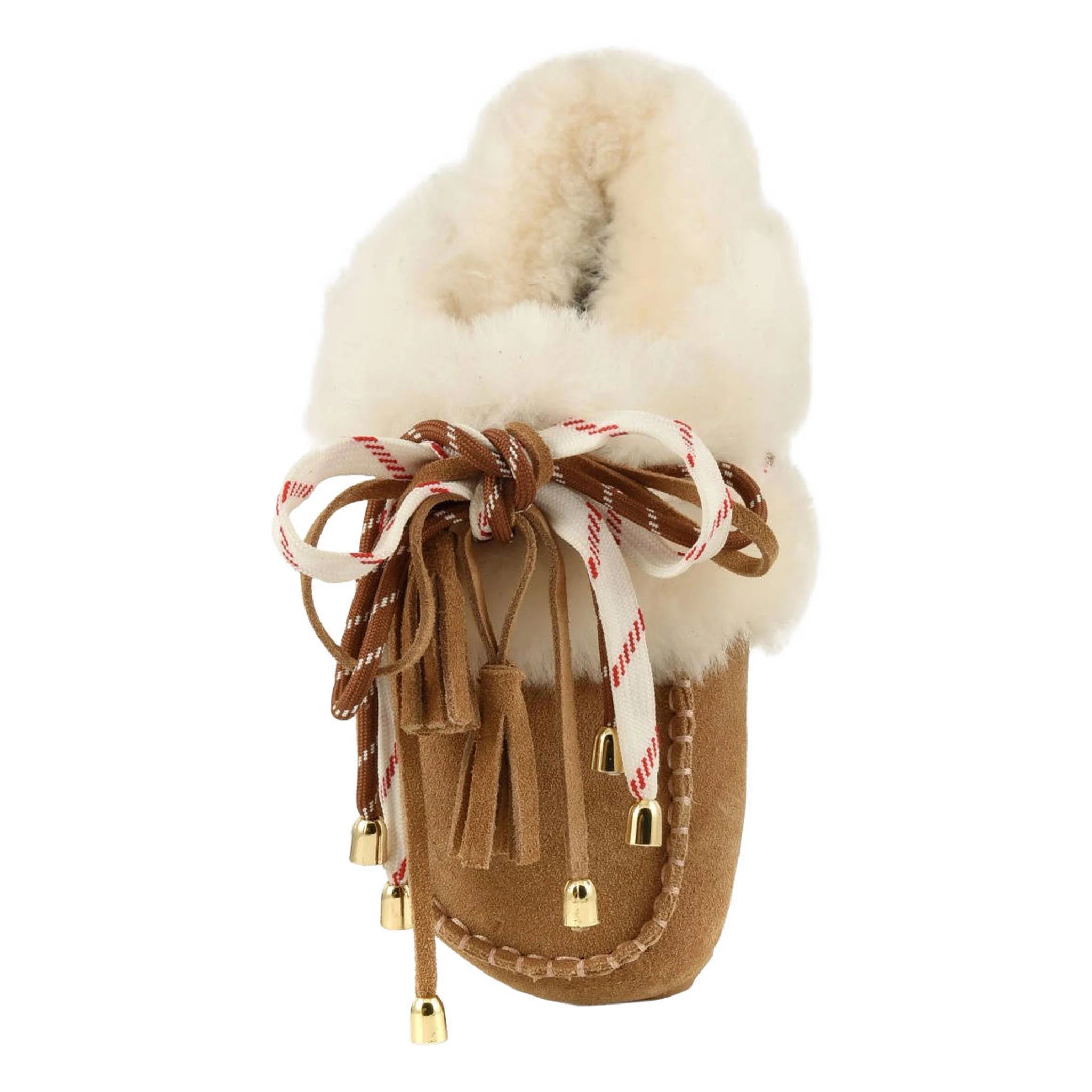 Colors of California Suede Clogs Cognac