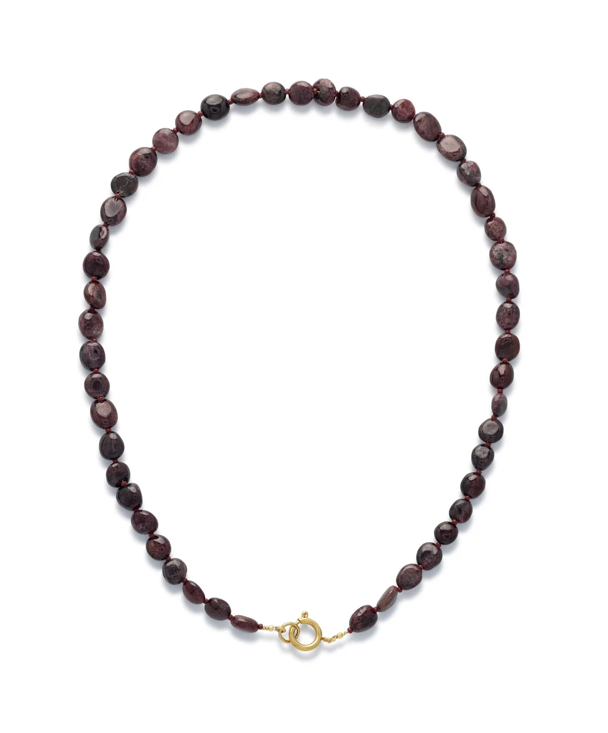 Le Veer Garnet Stone Ketting