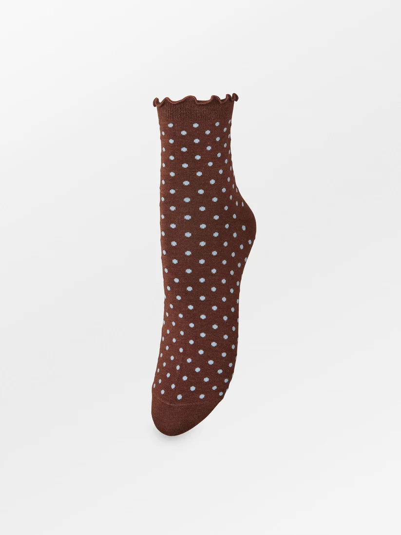 Becksöndergaard Dotted Frilla Short Sock