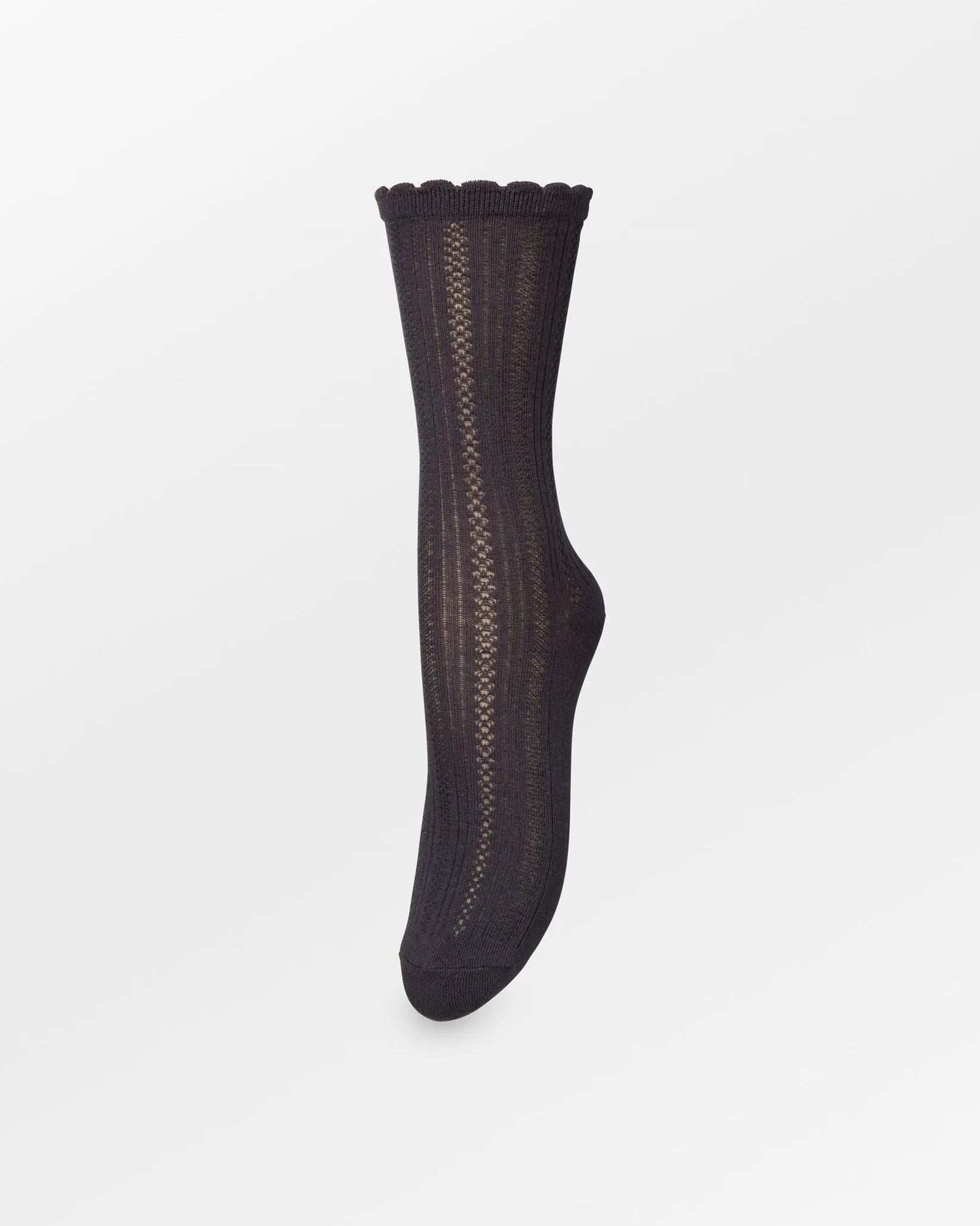 Becksöndergaard Crochia Cotta Sokken Black Accessoires