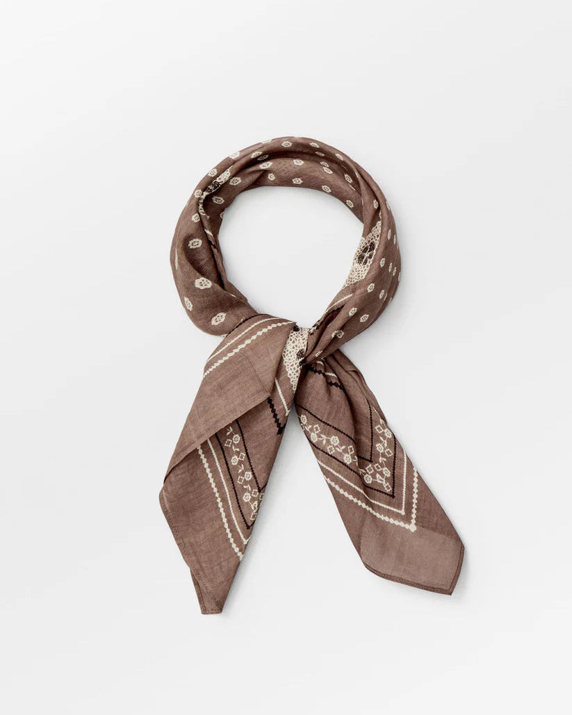 Becksöndergaard Lacia Cotta Scarf Pine Bark 55 x 55 cm Accessoires