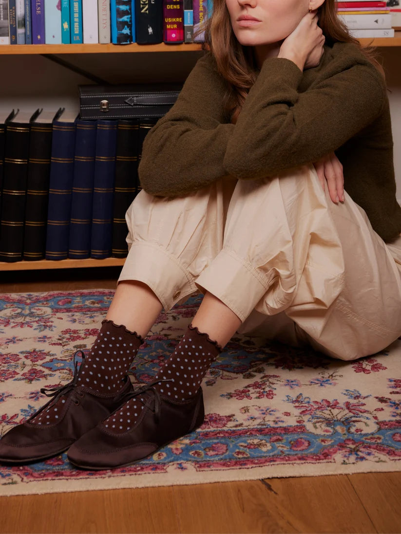 Becksöndergaard Dotted Frilla Short Sock