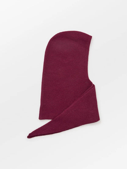 Becksöndergaard Tie Balaclava Fig Red One Size