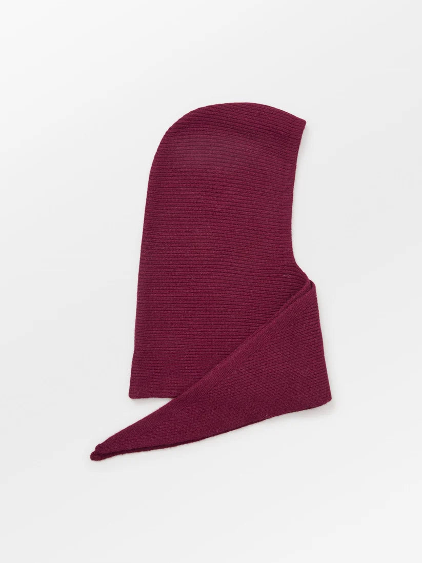 Becksöndergaard Tie Balaclava Fig Red One Size