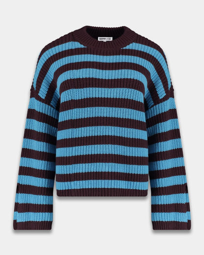 Harper & Yve Alice Trui Azure Blue Truien & Vesten