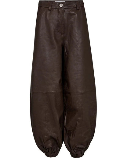 Haute L'amitié Jasmin Leather Harem Pant Mocca