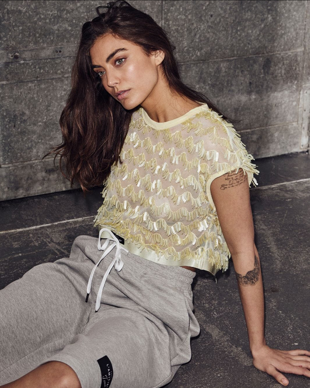 Haute L'amitié Limone Crop Top