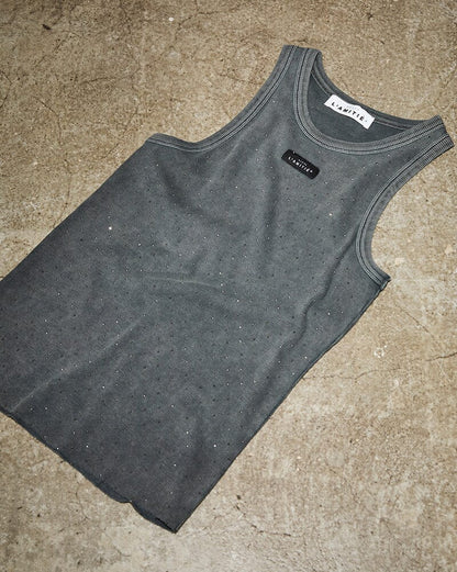 Haute L'amitié Rib Badge Acid Stone Tank