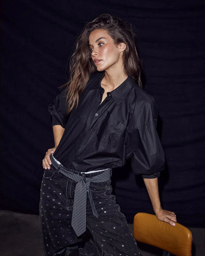 Haute L’amitié Sophie Din Coated Shirt HL10902
