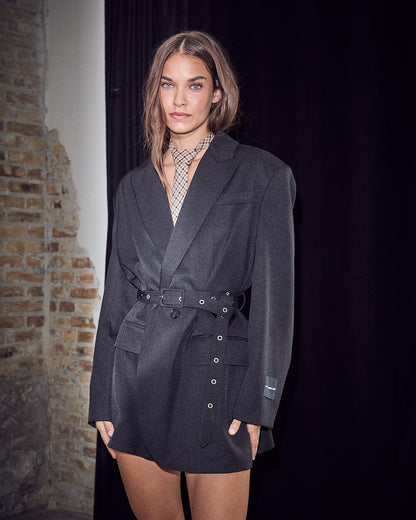 Haute L'amitié Premiere Oversize Belt Blazer