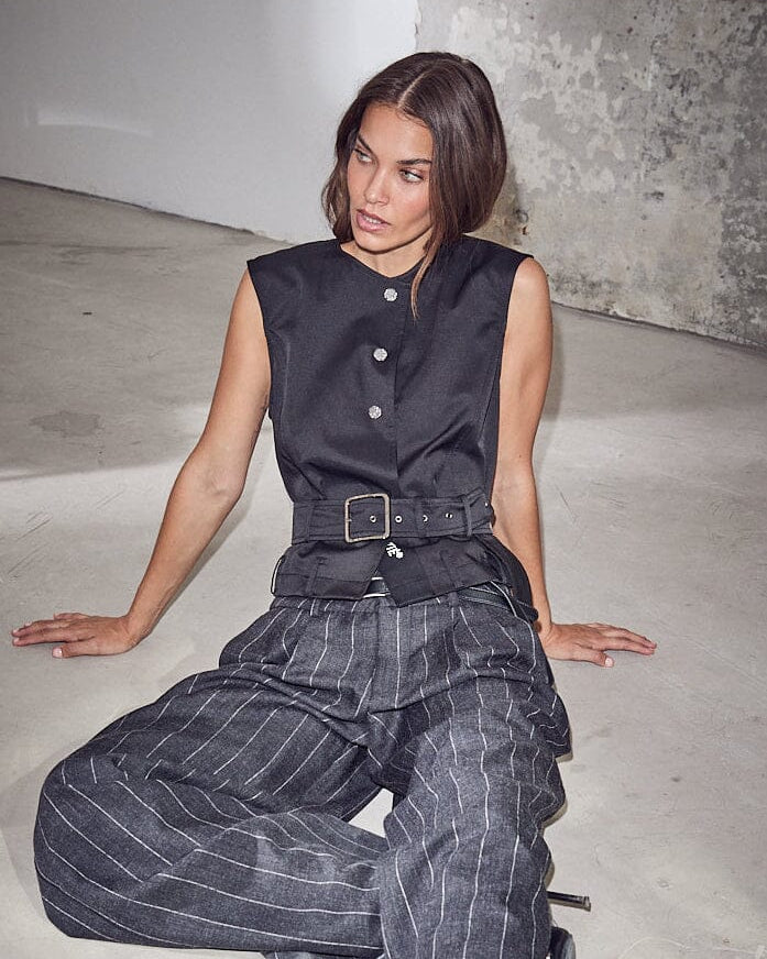 Haute L'amitié Rabi Belt Vest