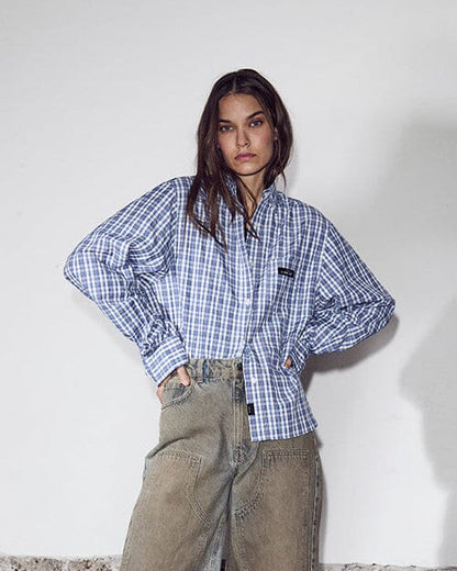 Haute L'amitié Button Down Mini Check Shirt
