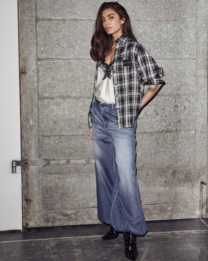 Haute L'amitié Denim Harem Tall Pant