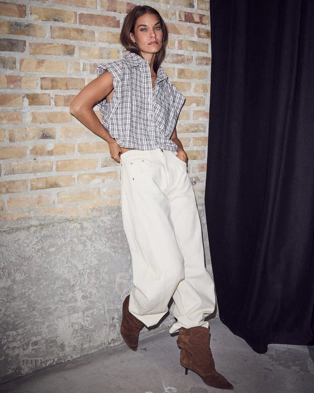 Haute L'amitié Dinnie NS Mini Check Shirt