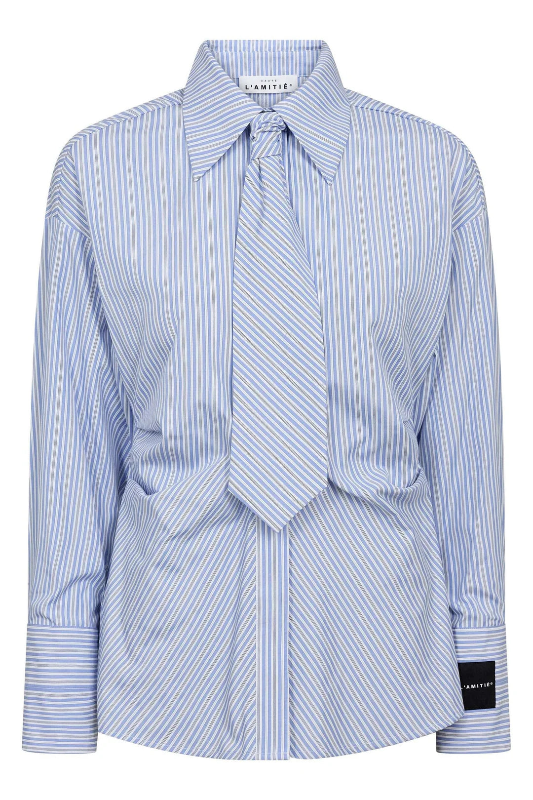 Haute L'amitié Emma Tie Stripe Shirt