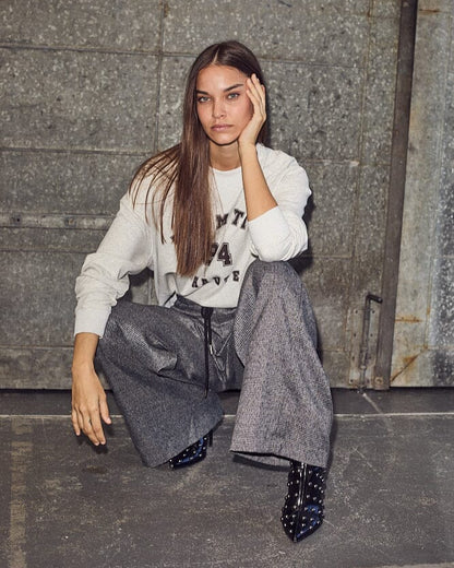 Haute L'amitié Michelle Check Tailor Tie Pants Broeken