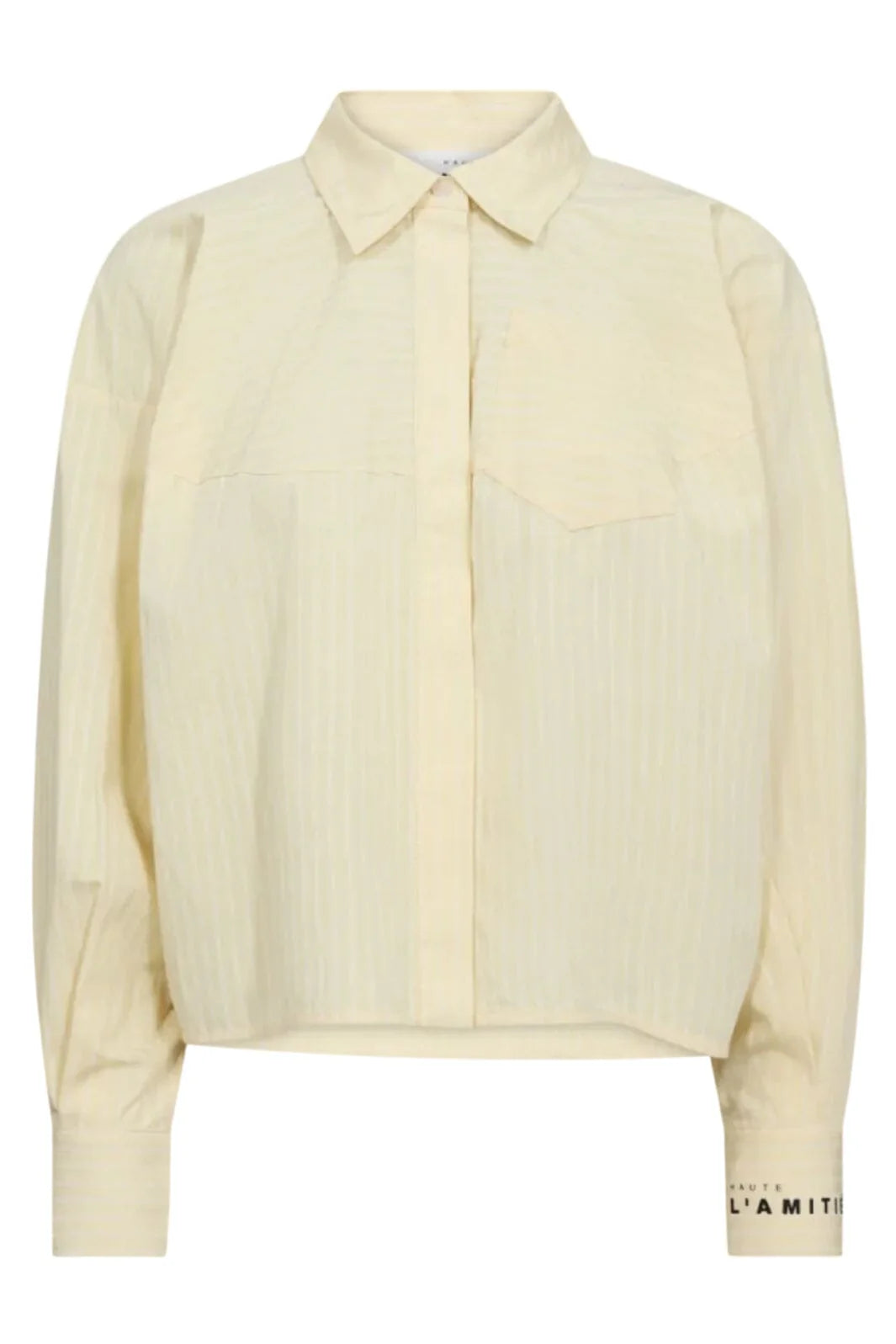 Haute L'amitié Sophie Yellow Stripe Shirt