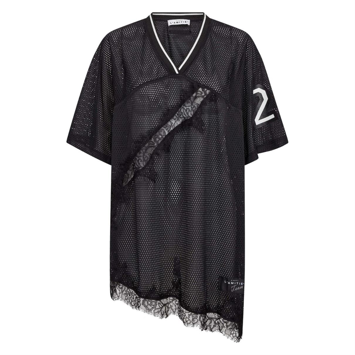 Drift Asymetric Lace Tee