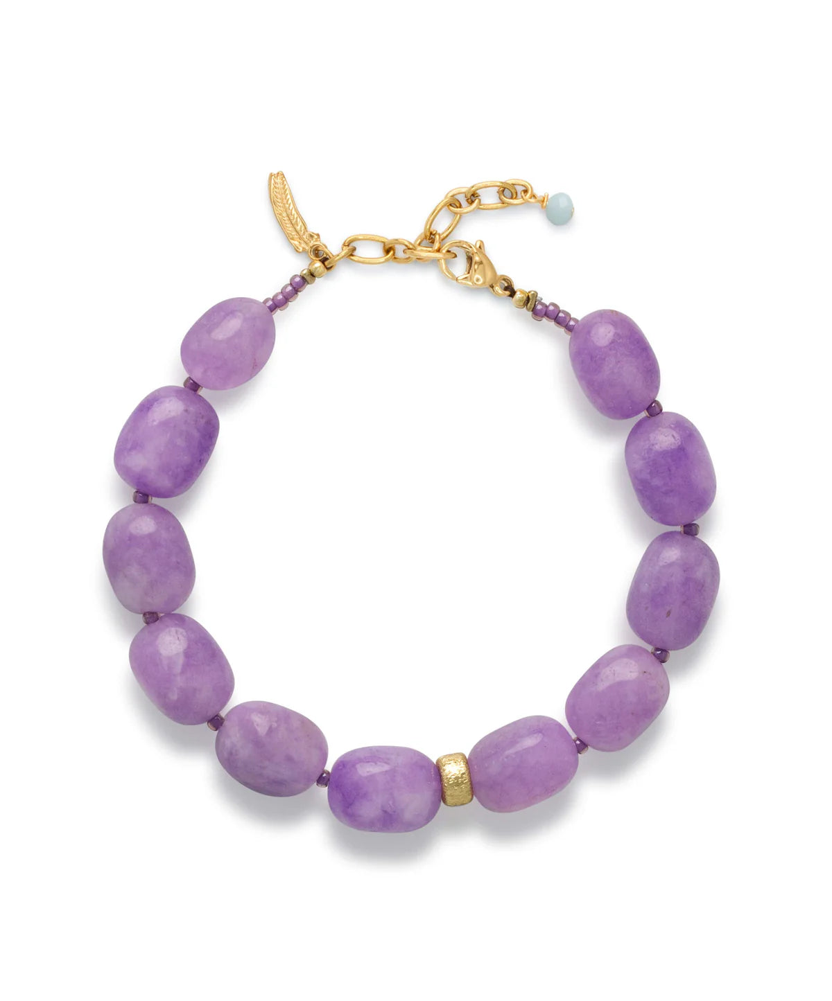 Le Veer Lilac Stone Armband