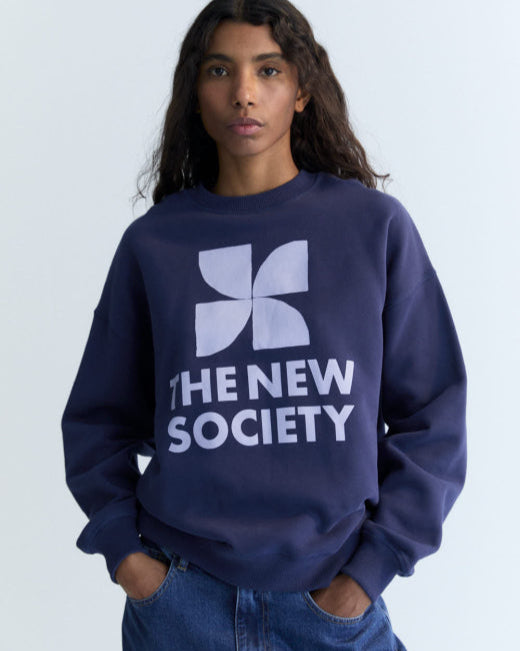 The New Society Logo Sweatshirt Truien & Vesten