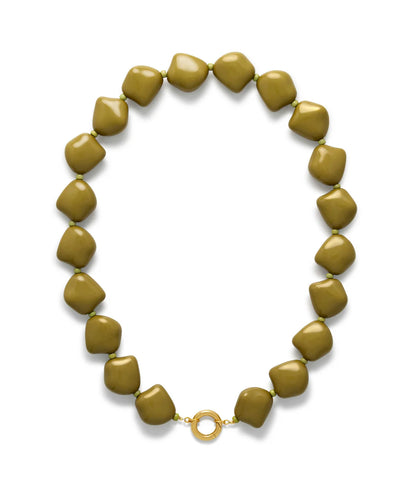 Le Veer Smashed Olive Ketting
