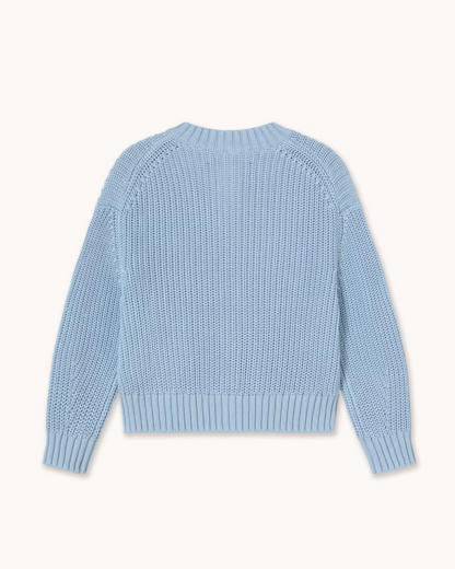 The Tiny Big Sister Round Neck Cardigan