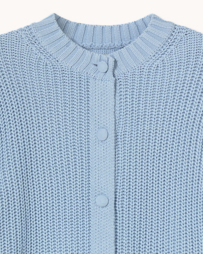 The Tiny Big Sister Round Neck Cardigan