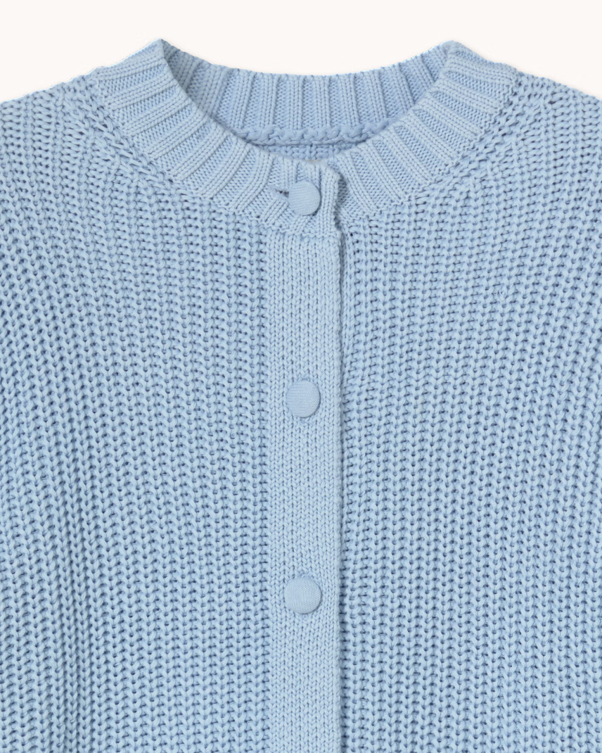 The Tiny Big Sister Round Neck Cardigan