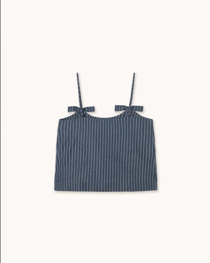 The Tiny Big Sister Striped Straps Top