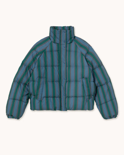 The Tiny Big Sister Striped Short Jacket Stone Jassen