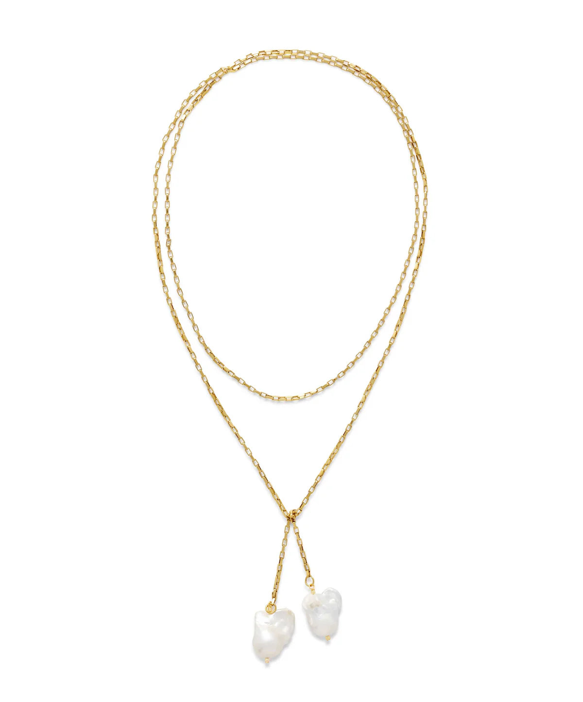 Le Veer Twin Pearl Ketting Accessoires
